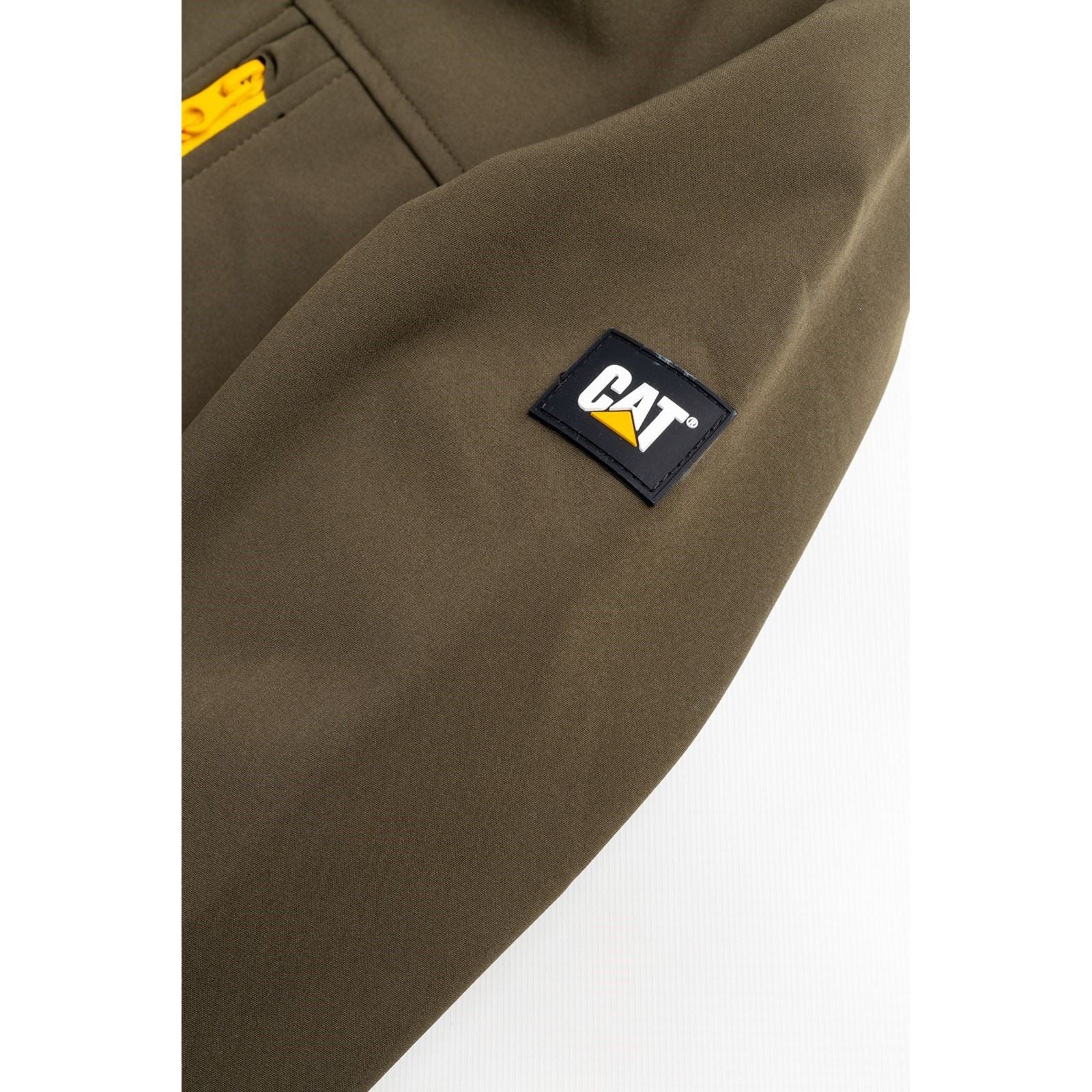 Caterpillar Essentials Shell Veste Softshell Verte Pour Homme