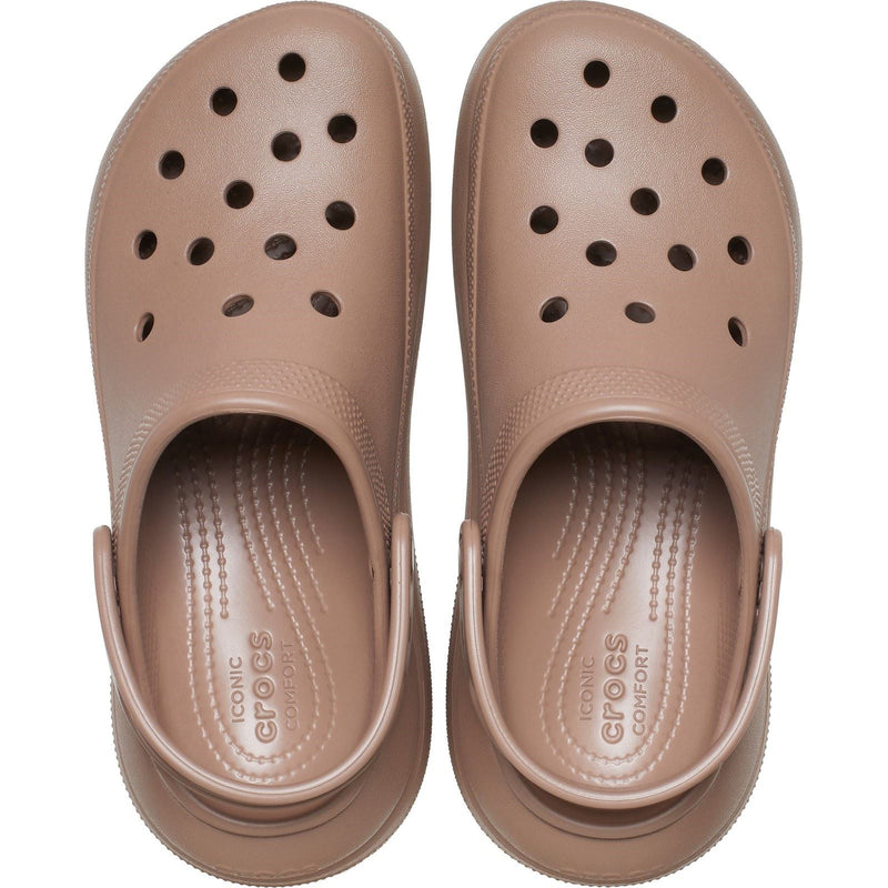 Crocs Classic Crush Sabots latte pour femme Eva