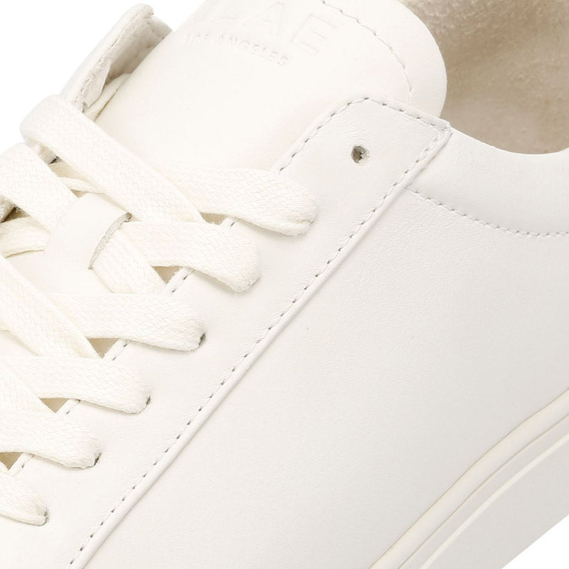 Clae Bradley Essentials Baskets Blanches En Cuir Pour Hommes
