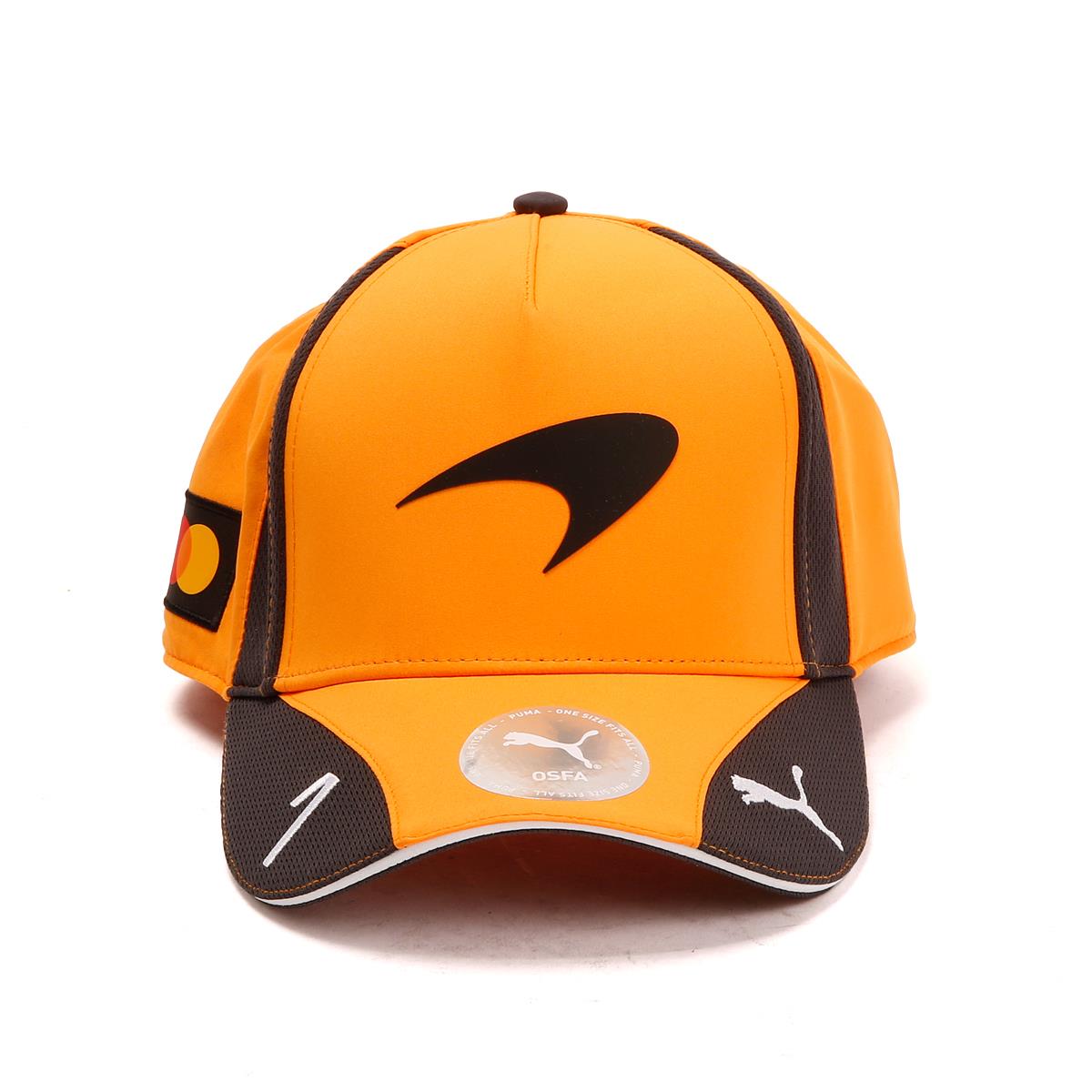Puma Mclaren Replica Norris Casquettes En Polyester Papaye/Noir