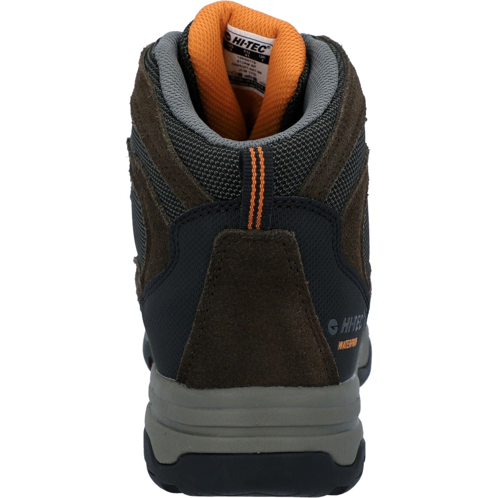 Hi-Tec Storm Wide Chaussures De Randonnée Pour Homme En Daim Chocolat Foncé/taupe Foncé En Daim Suédois