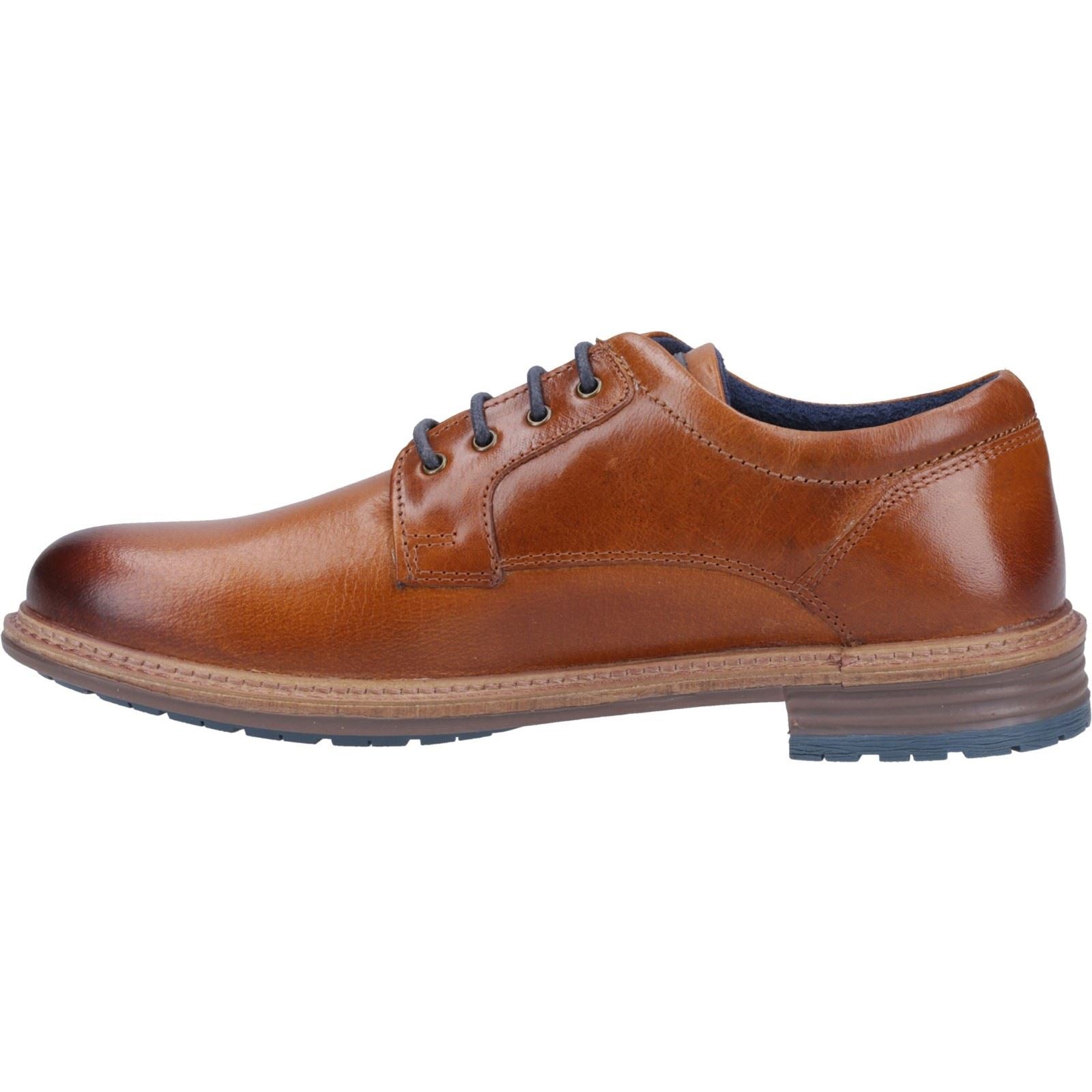Hush Puppies Julian Chaussures En Cuir Pour Homme À Lacets De Couleur Beige