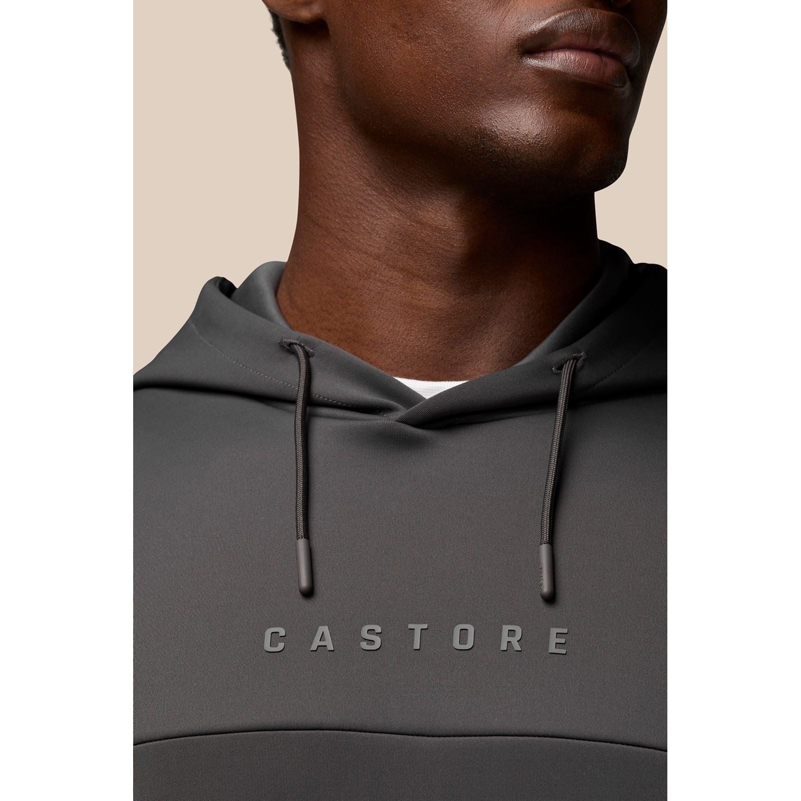 Castore Scuba Hoody Sweat À Capuche Gris En Polyester Pour Homme