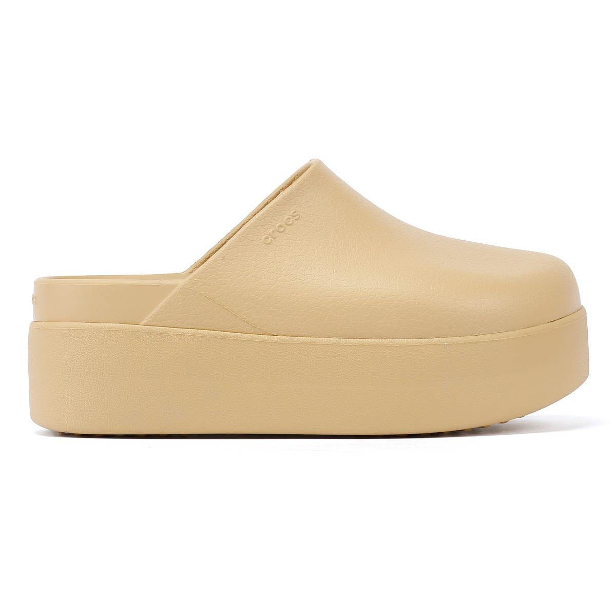 Crocs Dylan Platform Sabots Pour Femmes En Couleur Blé