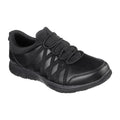 Skechers Workwear Ghenter Dagsby Baskets Noires En Cuir Pour Femmes