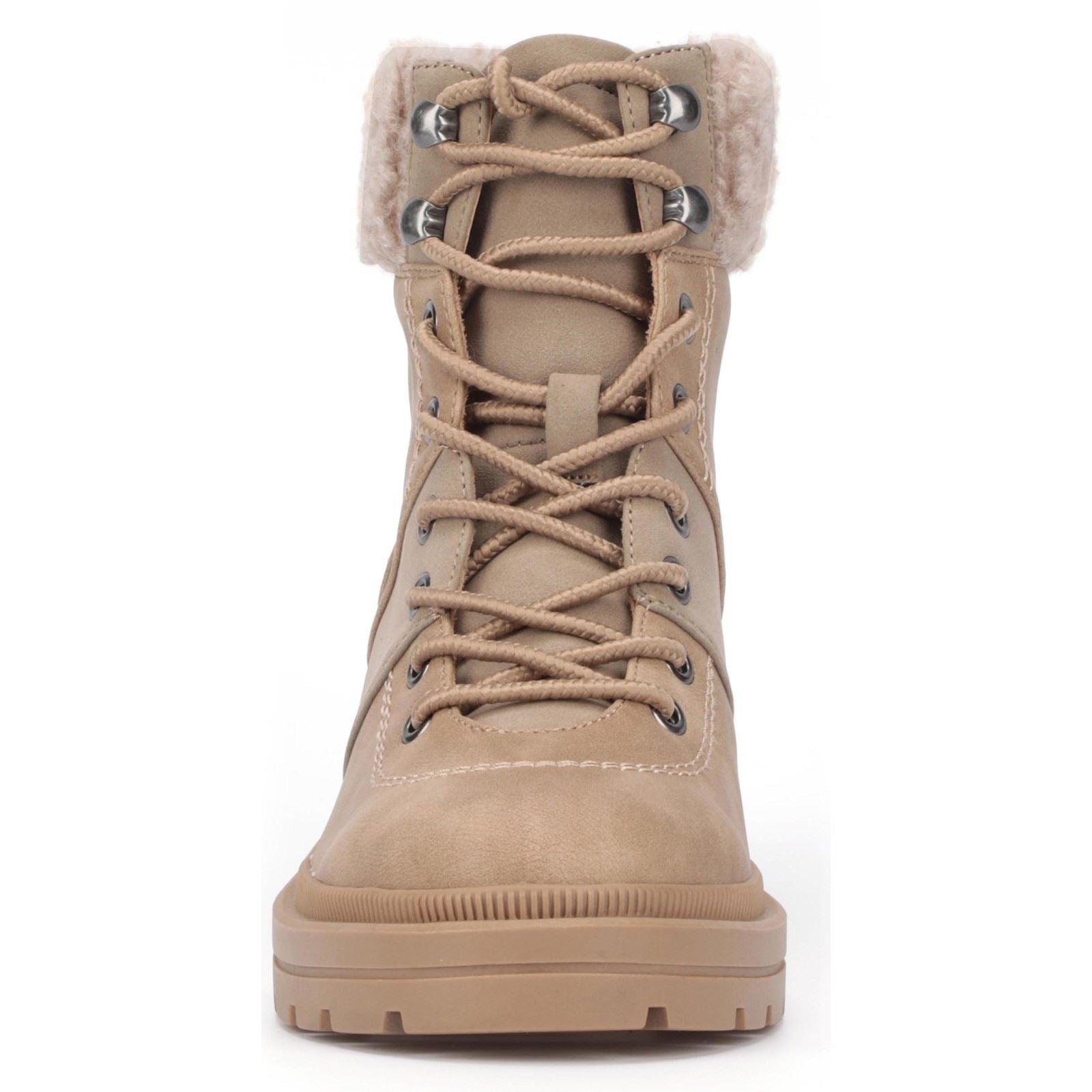 Rocket Dog Icy Bottines Pour Femmes En Tissu Taupe