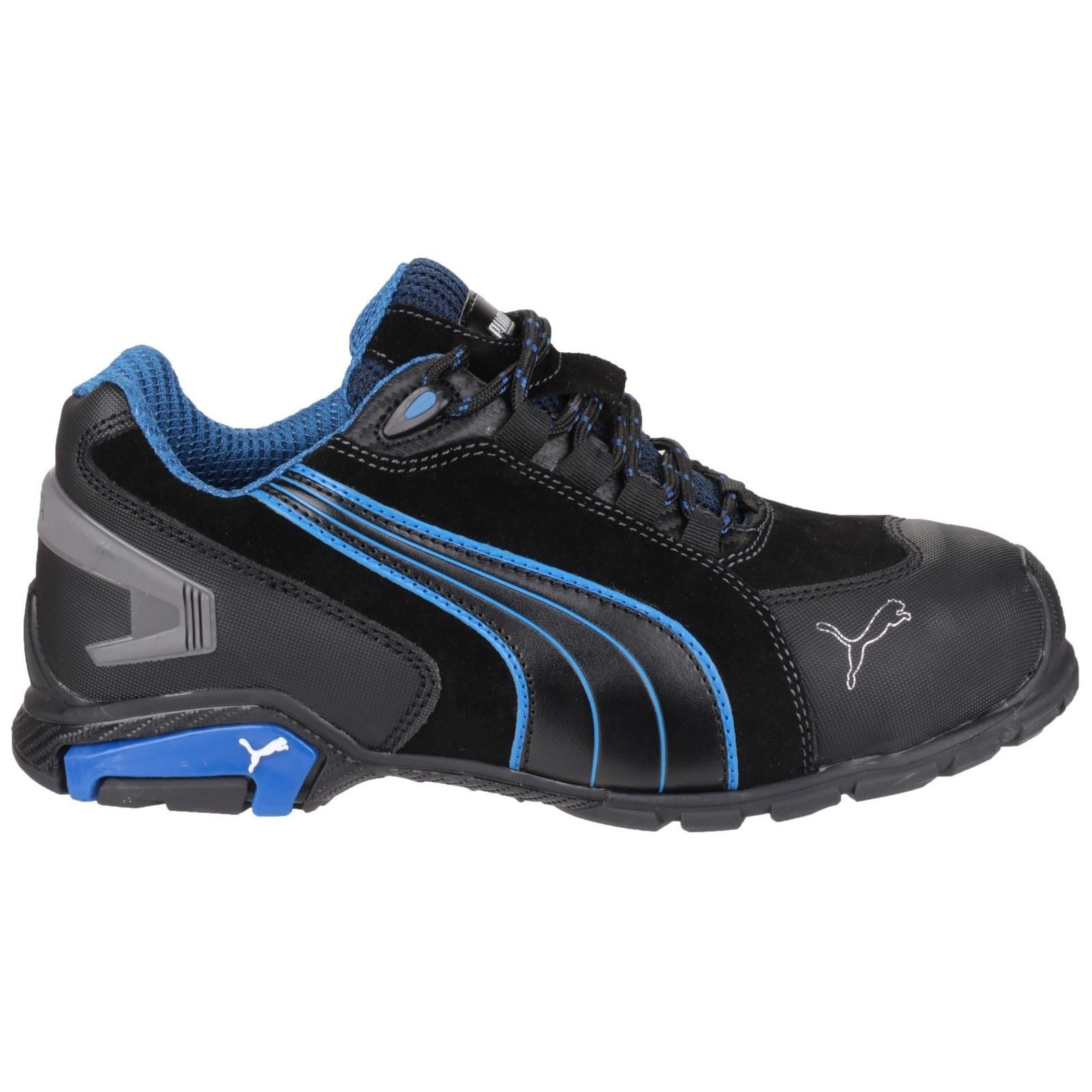 Puma Safety Baskets De Sécurité En Cuir Noir Rio Low