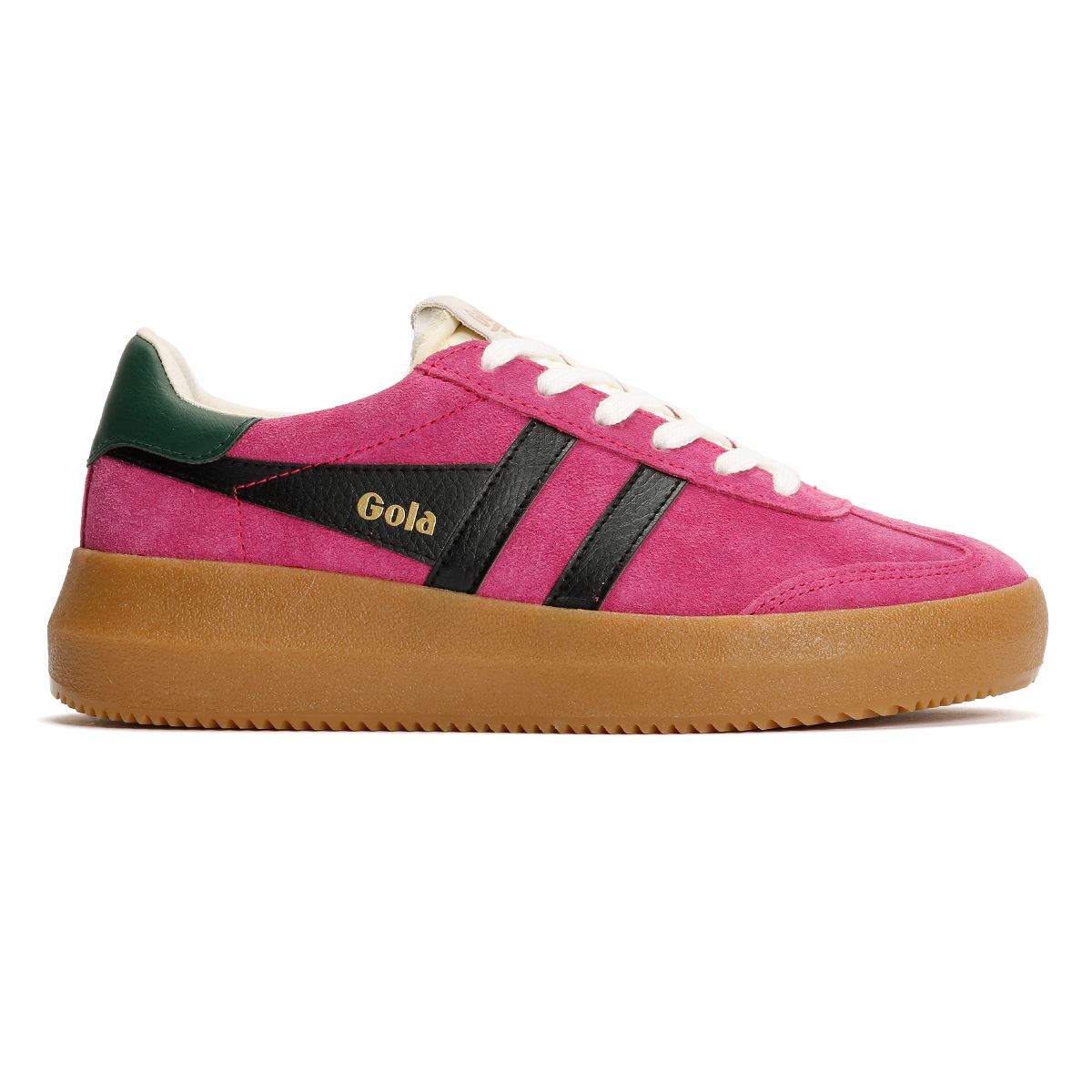 Gola Athena Baskets Roses Pour Femmes Suede