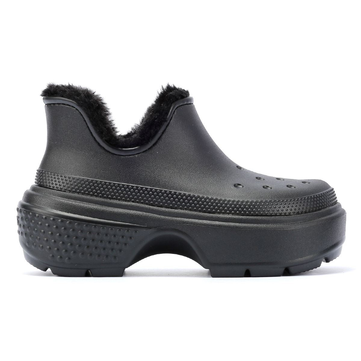 Crocs Stomp Lined Shorty Bottes Noires Pour Femmes