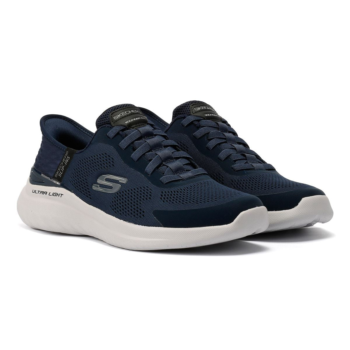 Skechers Bounder 2.0 Emerged Sneakers Bleues Pour Hommes