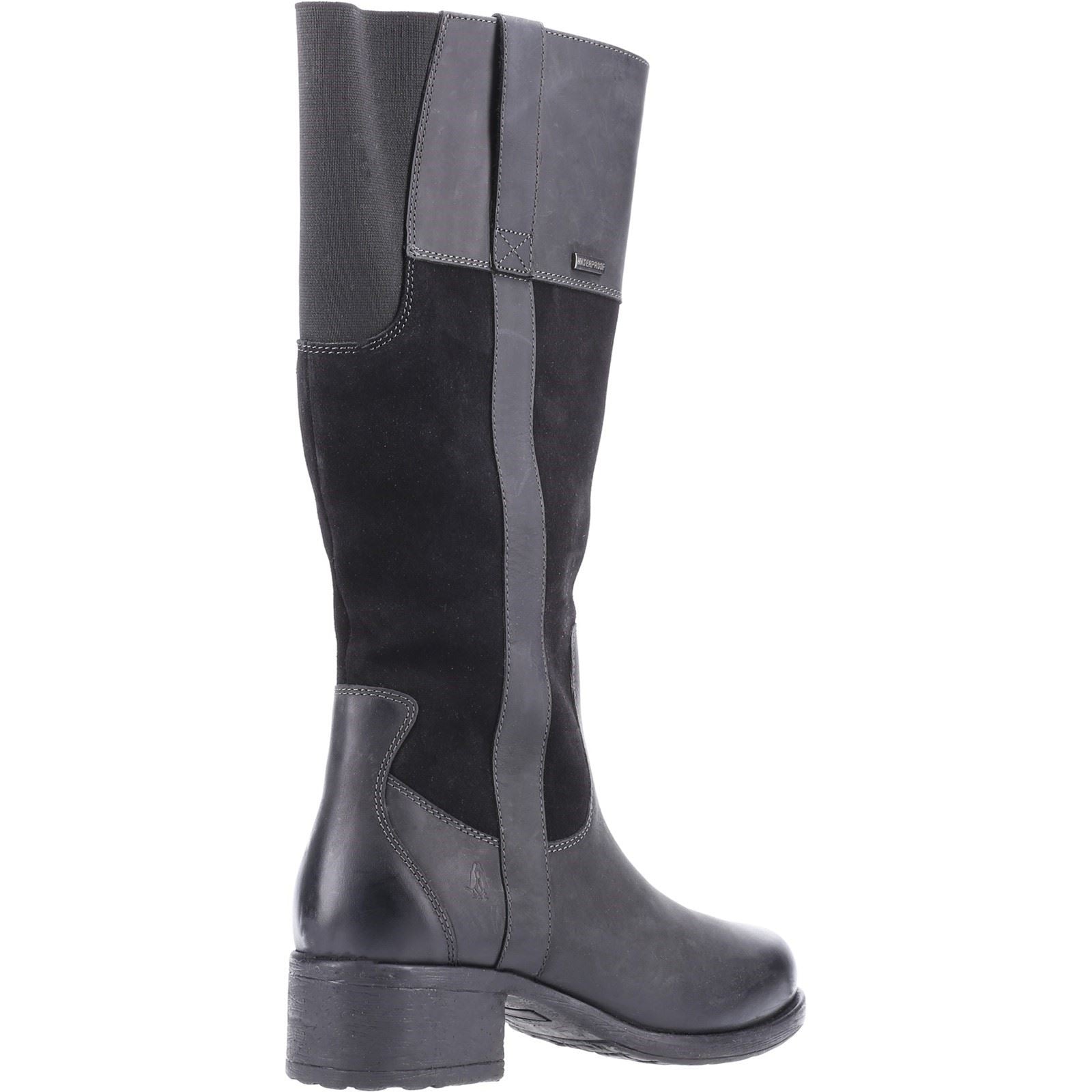 Hush Puppies Samara Bottes En Daim Noir Pour Femmes