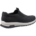 Hush Puppies Cole Mocassins En Nubuck Noir Pour Hommes