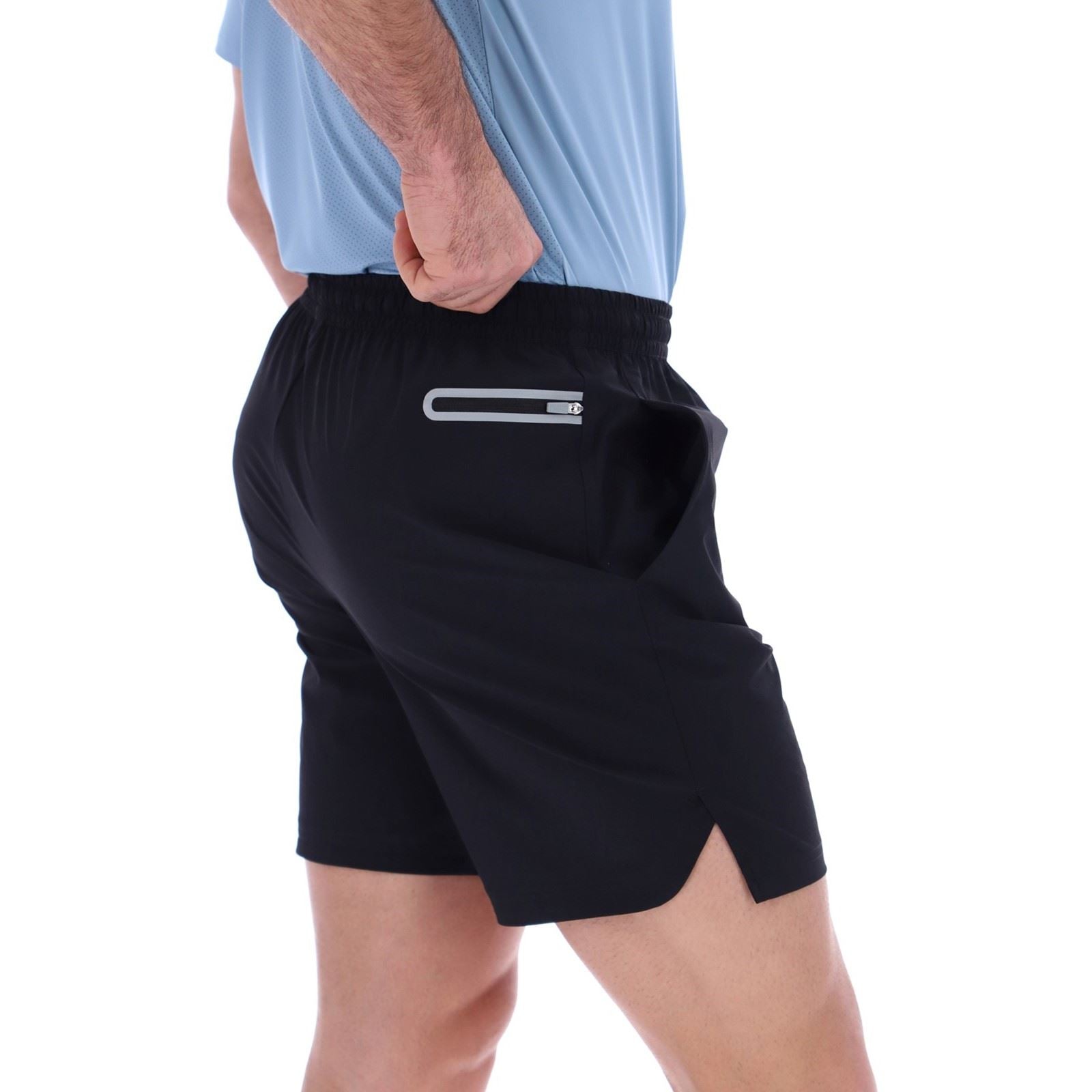 Ted Baker STANLEY TBMSS2636 Shorts De Sport Actifs Pour Hommes En Polyester Noirs