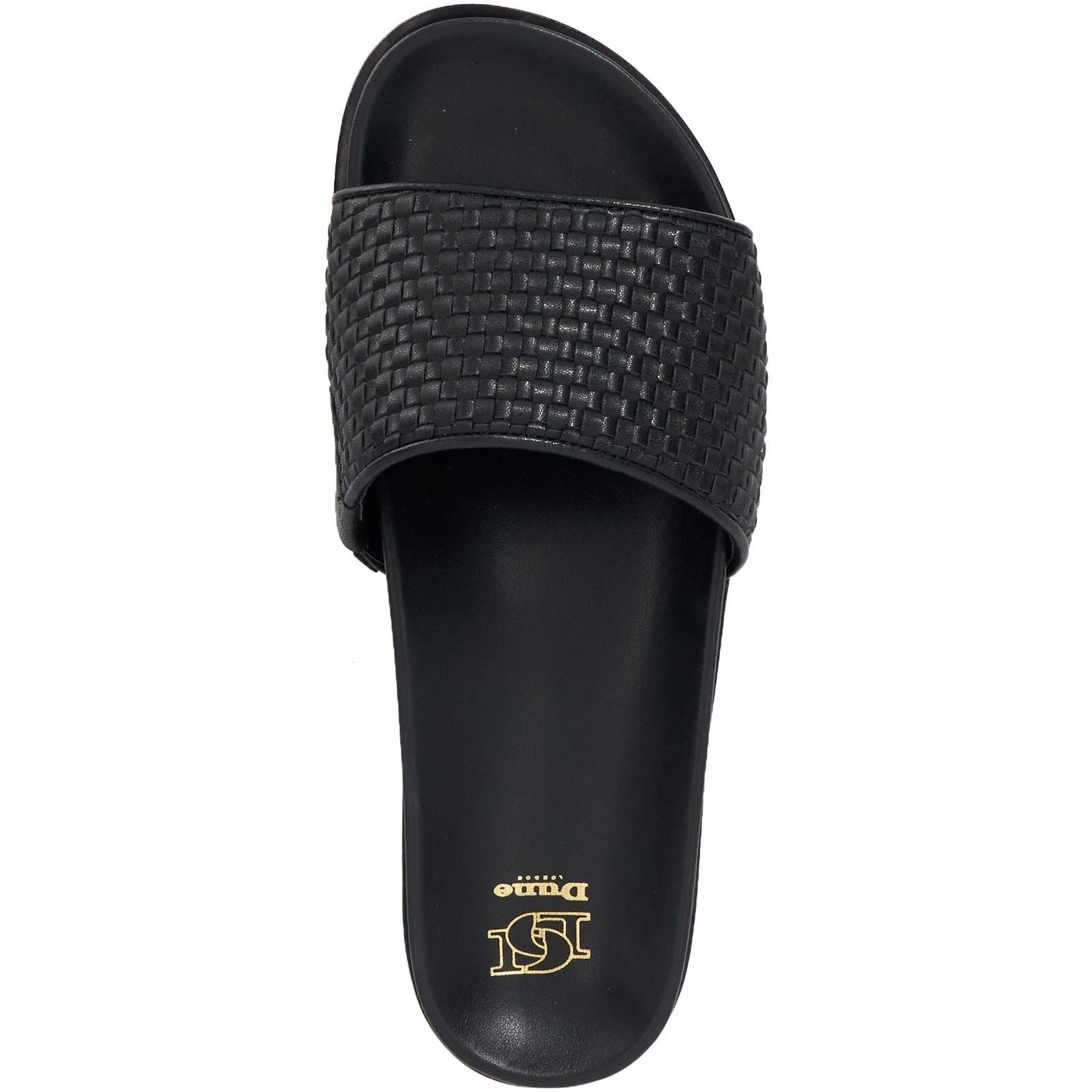 Dune Lilas Sandales Noires Pour Femmes