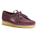 Clarks Originals Wallabee Chaussures Violettes Pour Femmes En Suède