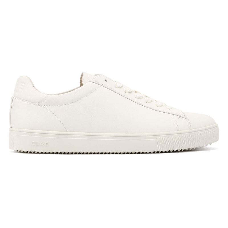 Clae Bradley Essentials Baskets Blanches En Cuir Pour Hommes