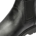 Geox Spherica EC1 C Tumble Bottes Noires En Cuir Pour Hommes