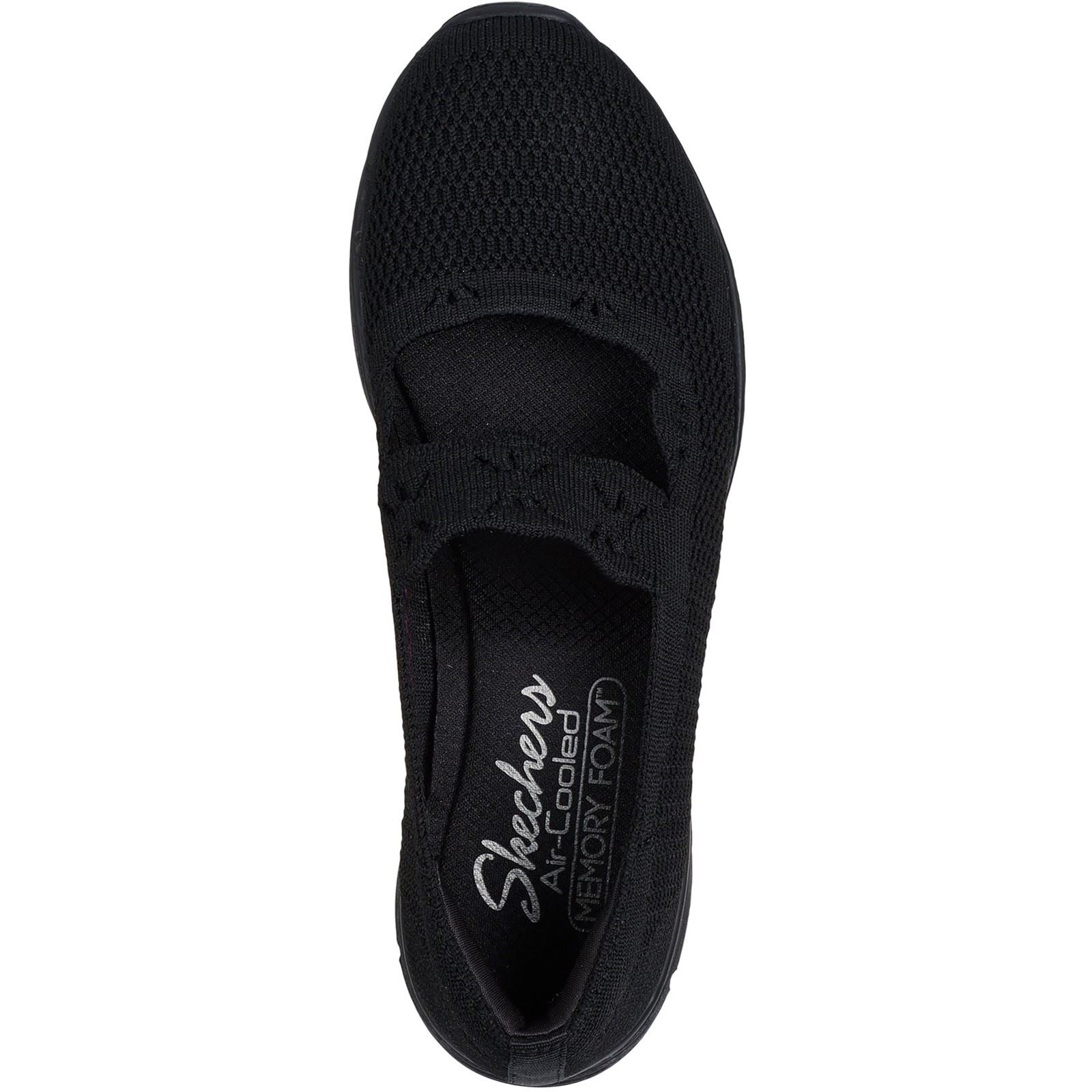 Skechers Seager Cute N' Coy Baskets Noires Pour Femmes En Toile