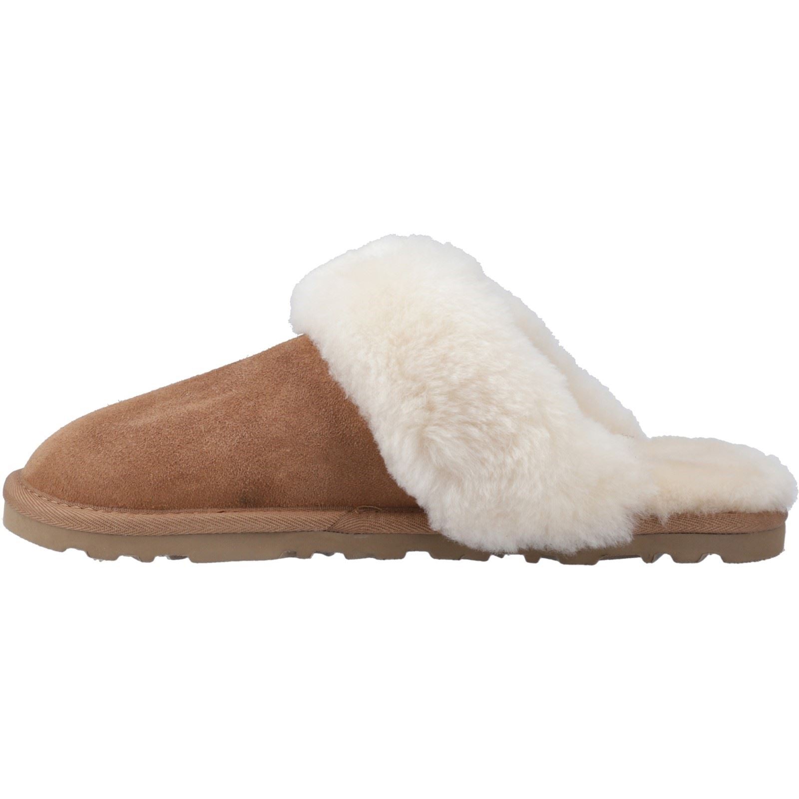 Hush Puppies Samantha Chaussons Pour Femmes En Daim Beige
