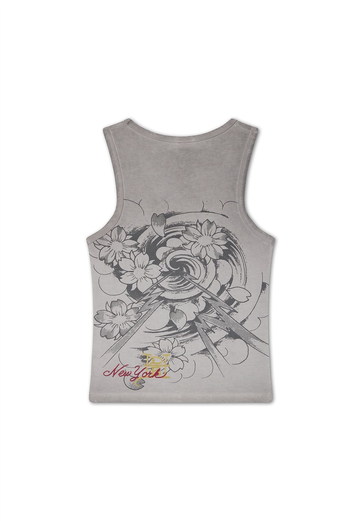 Ed Hardy In Memory of When I Cared Fitted T-Shirts Gris Pour Femmes