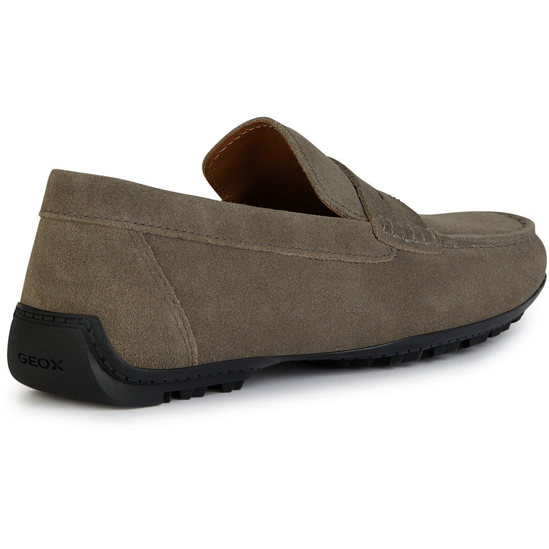 Geox U KOSMOPOLIS + GRIP Chaussures Basses Pour Hommes En Cuir Taupe