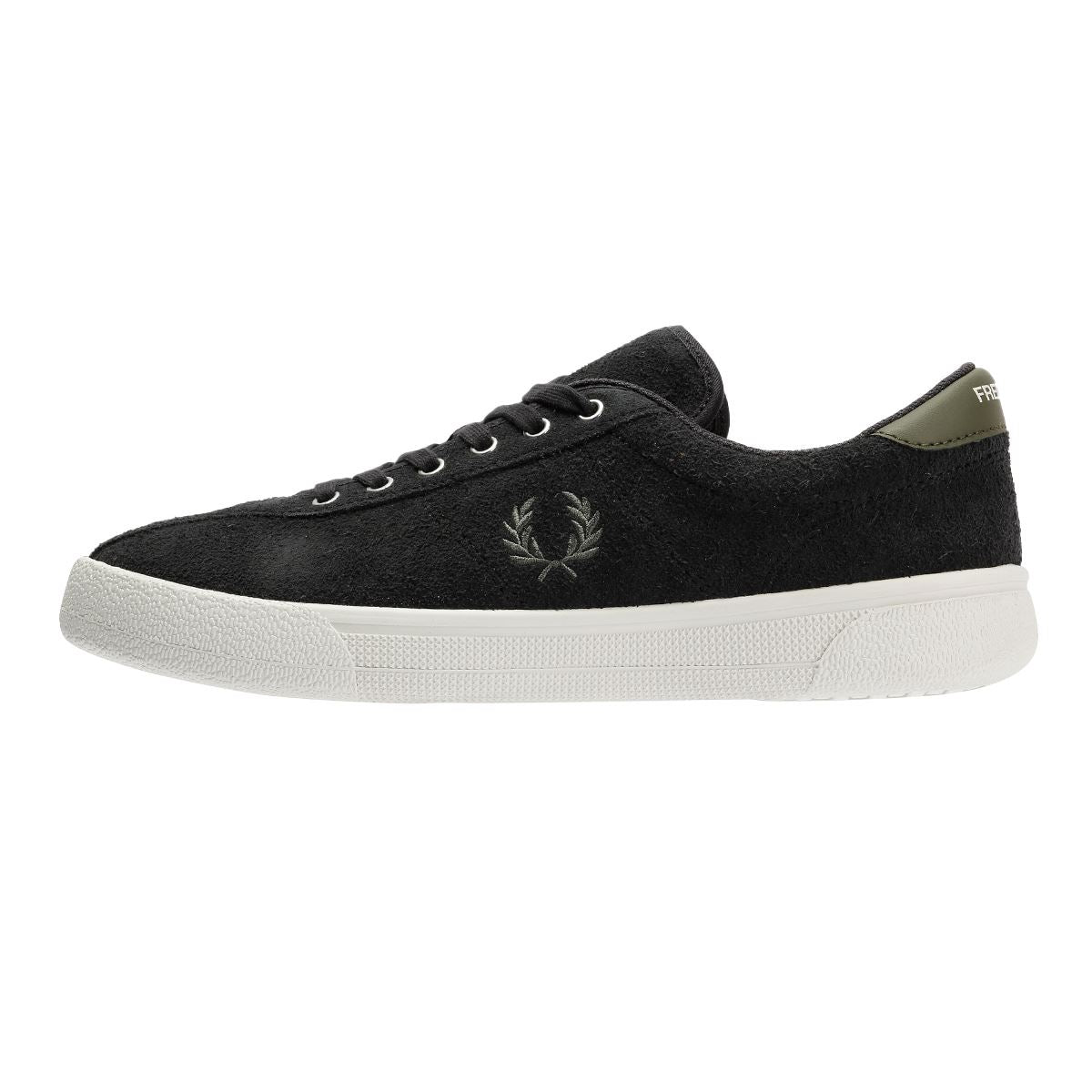 Fred Perry Tennis Shoe Baskets Grises Pour Hommes En Suede