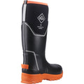 Muck Boots Grit S5 Bottes En Caoutchouc Pour Femme Noir/Orange