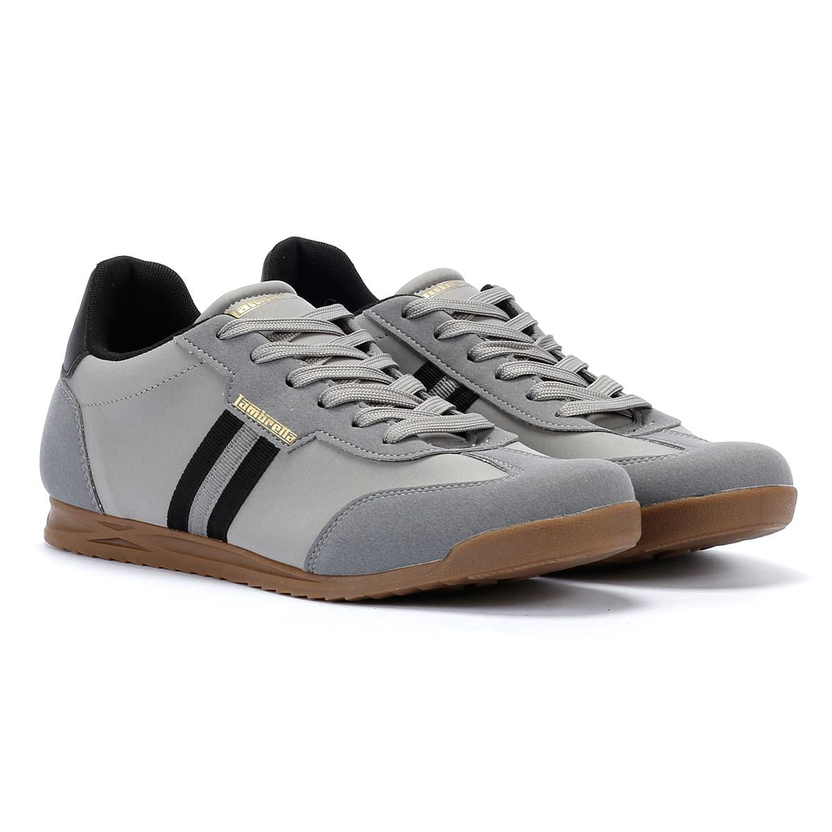 Lambretta Tackle Baskets Grises Pour Hommes