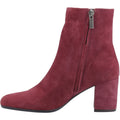 Hush Puppies Octavia Femmes Suédoises Bottines À Talons Bordeaux