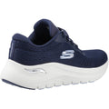 Skechers Arch Fit 2.0 Big League Sneakers En Toile Pour Femmes De Couleur Marine