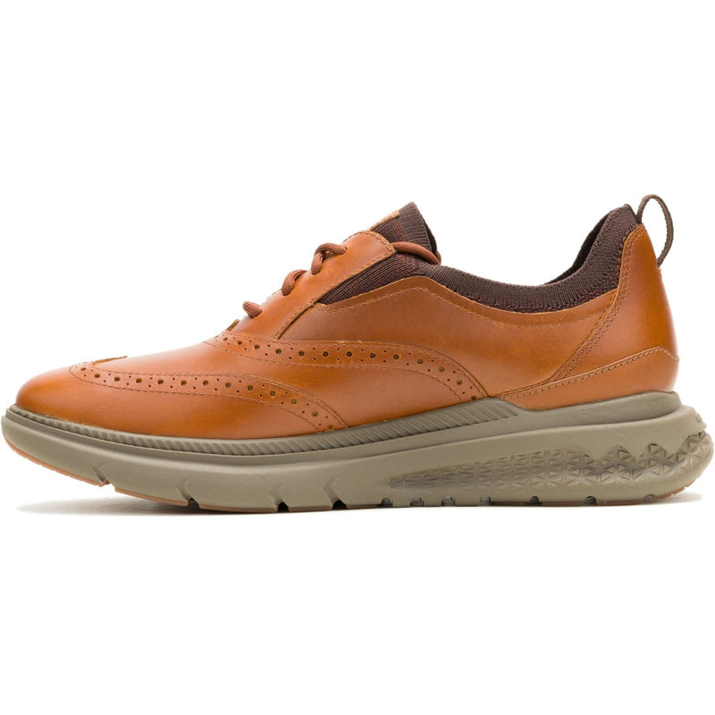 Hush Puppies Excel Chaussures En Cuir Pour Homme À Lacets Couleur Cognac