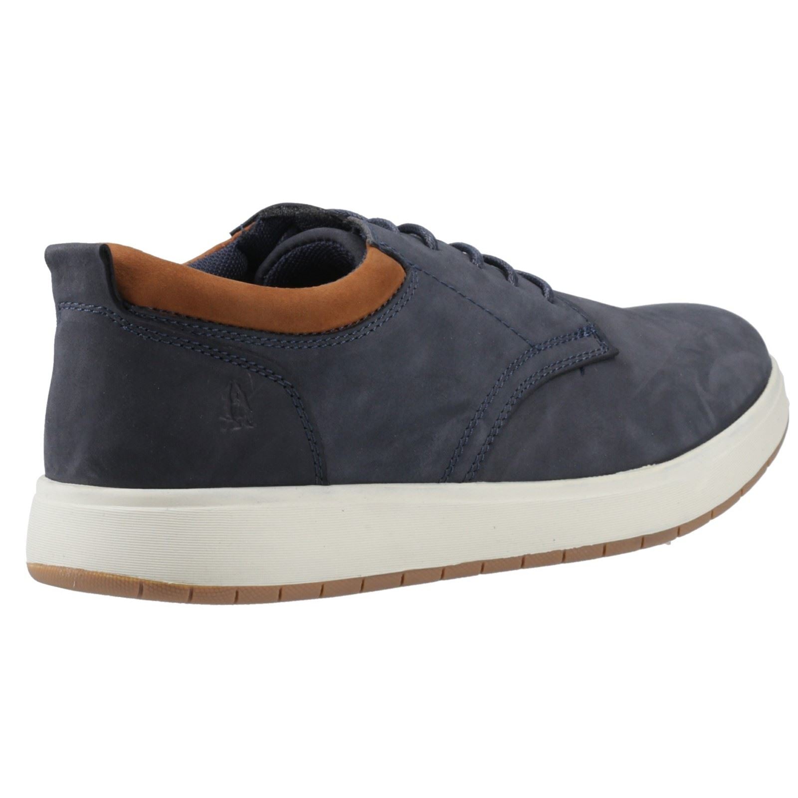 Hush Puppies Bowen Chaussures En Cuir Pour Homme À Lacets Bleu Marine