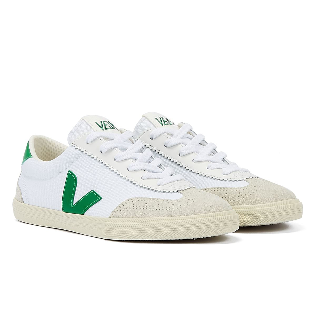 Veja Volley Emeraude Baskets Blanches/Vertes Pour Femmes