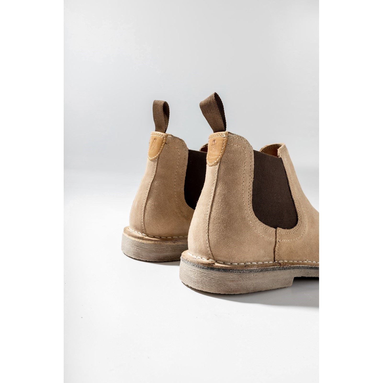 Hush Puppies Shaun Bottes En Daim Pour Homme, Couleur Sable