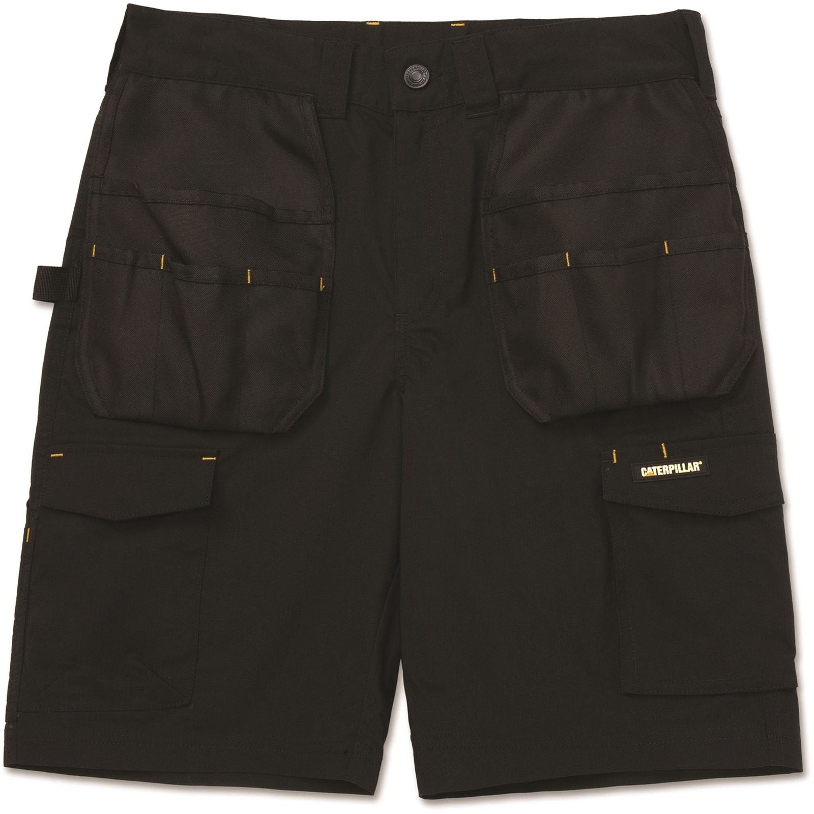 Caterpillar Nexus Holster Stretch Shorts De Travail Noirs En Coton Pour Homme