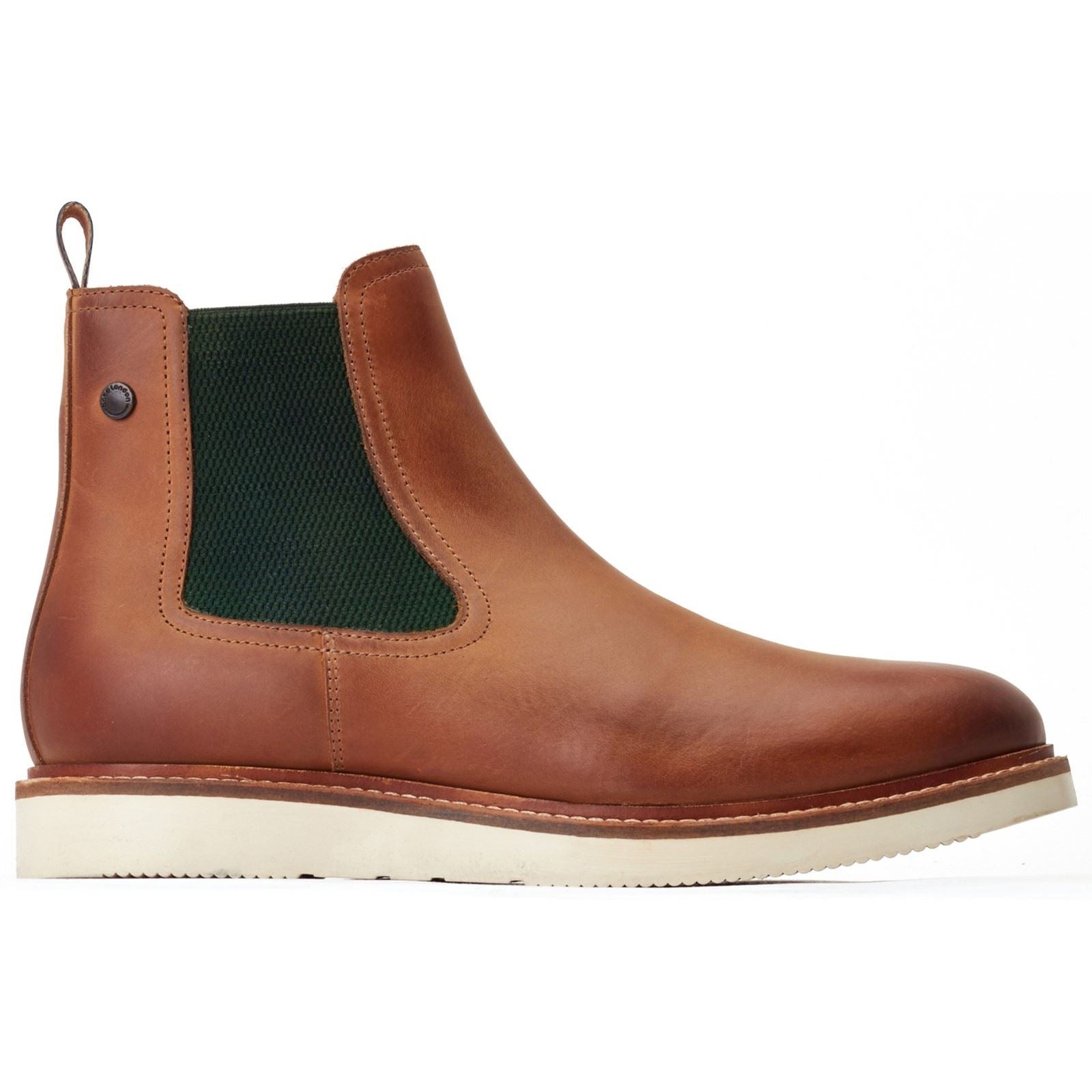 Base London Wynn Bottes En Cuir Pour Homme Marron Clair