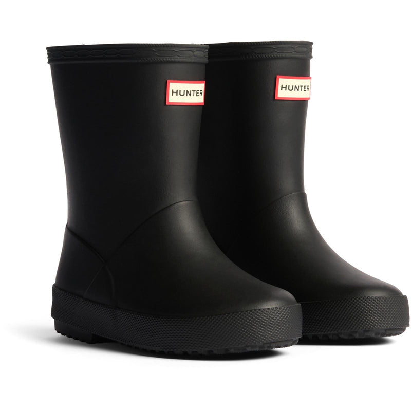 Hunter Kids First Insulated Bottes En Caoutchouc Noires Unisexes Pour Enfants