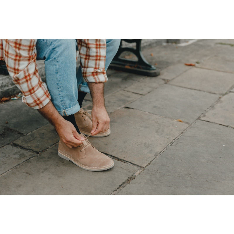 Hush Puppies Samuel Bottes En Daim Pour Homme, Couleur Sable