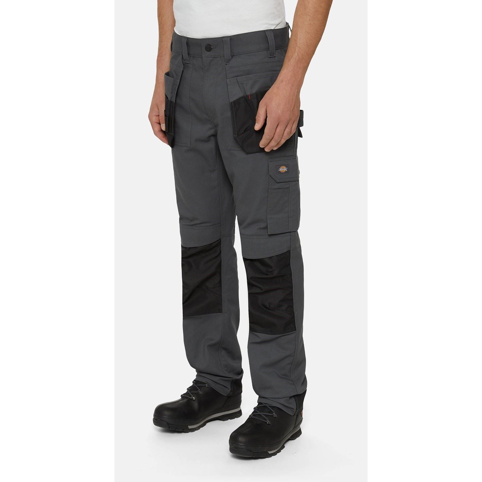 Dickies Multi Pocket Utility Pantalons De Travail Gris En Polyester Pour Homme