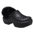 Crocs Stomp Lined Les sabots noirs pour femmes Eva.