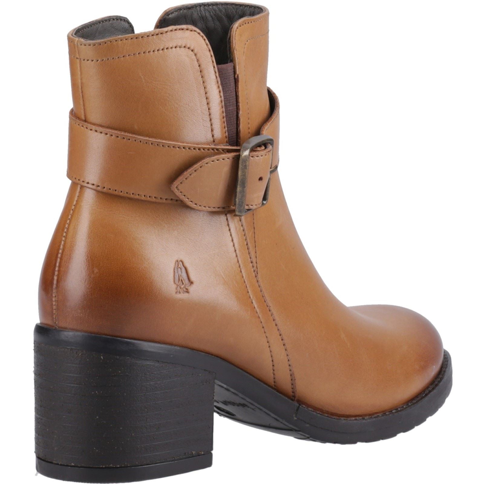Hush Puppies Hensley Bottes À Talons En Cuir Pour Femme Couleur Tan