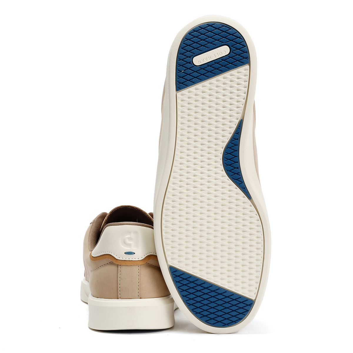 Cole Haan Grand Crosscourt Baskets Beige En Nubuck Pour Homme