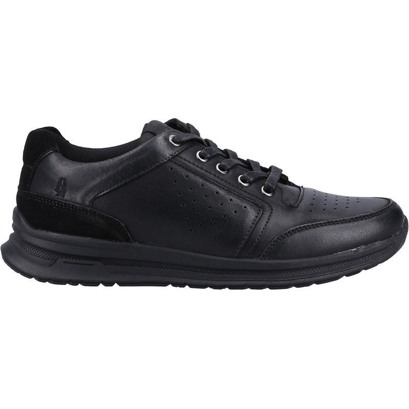 Hush Puppies Joseph Chaussures Hommes En Cuir Noir À Lacets