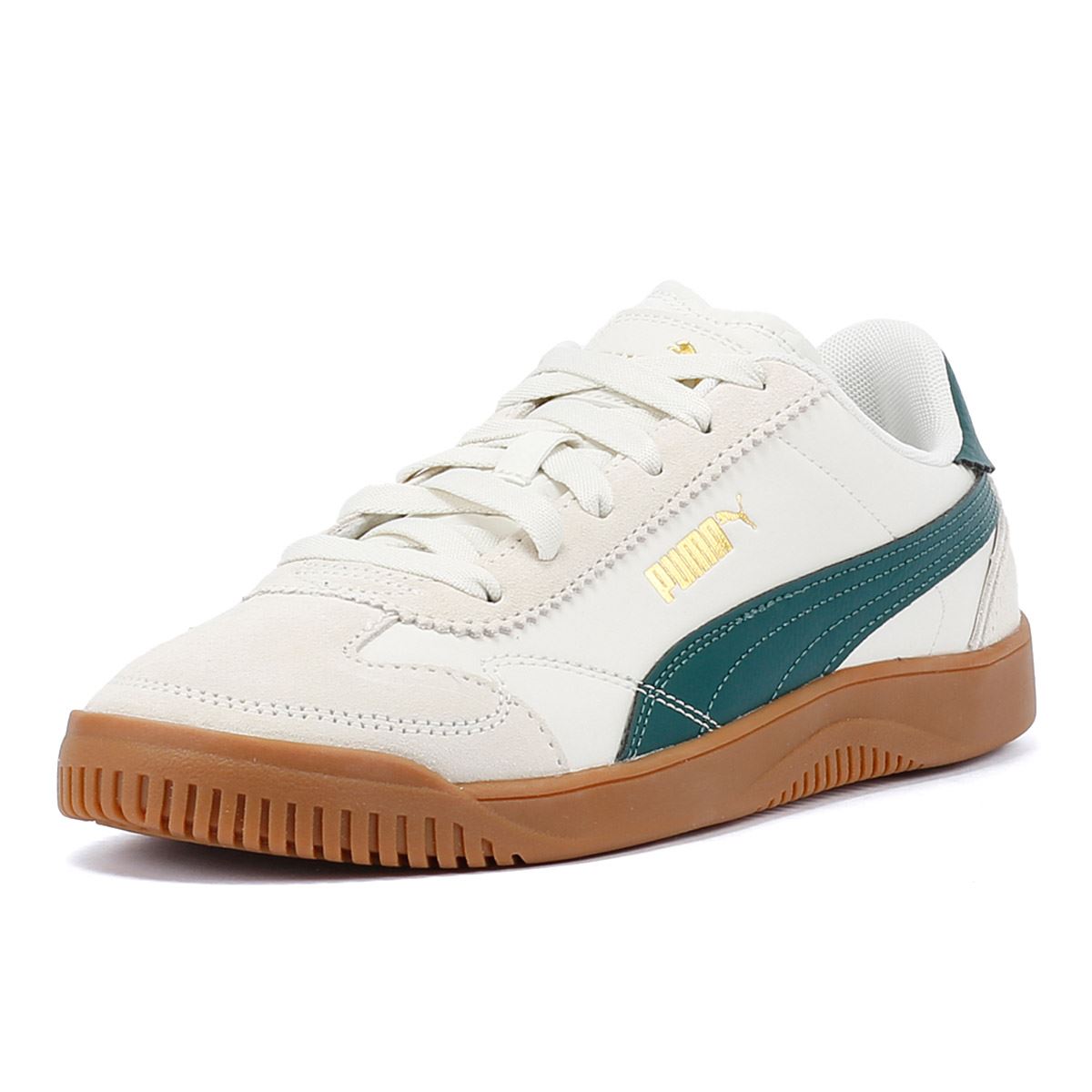 Puma Club 5V5 Baskets Blanches/Vertes
