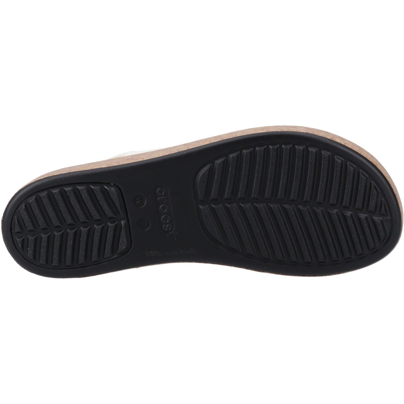 Crocs Brooklyn Cork Sandales Craie Pour Femmes