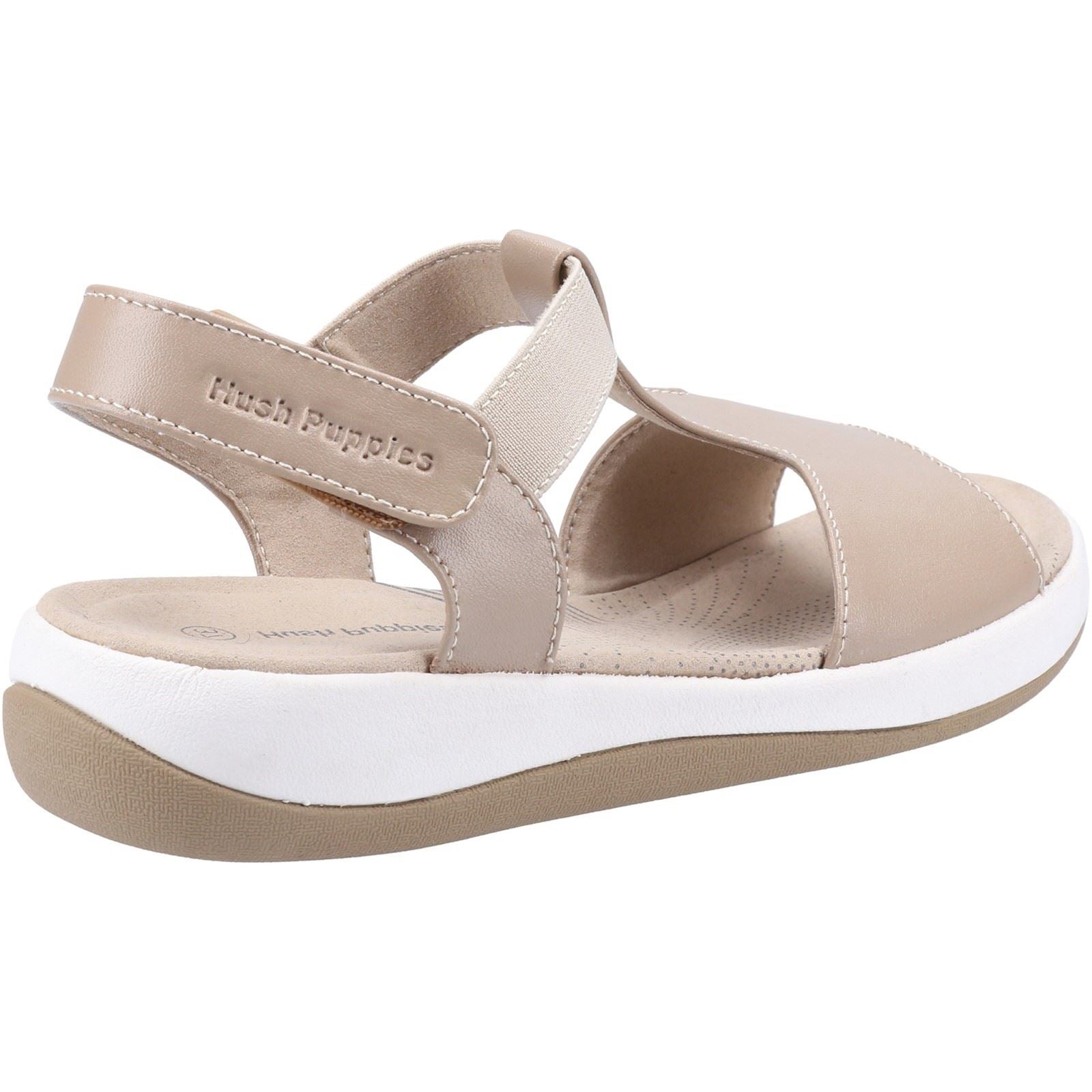 Hush Puppies Sylvie Sandales Pour Femmes En Cuir Taupe