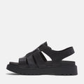 Timberland Clairemont Way Fisherman Sandales Noires Pour Femmes En Cuir