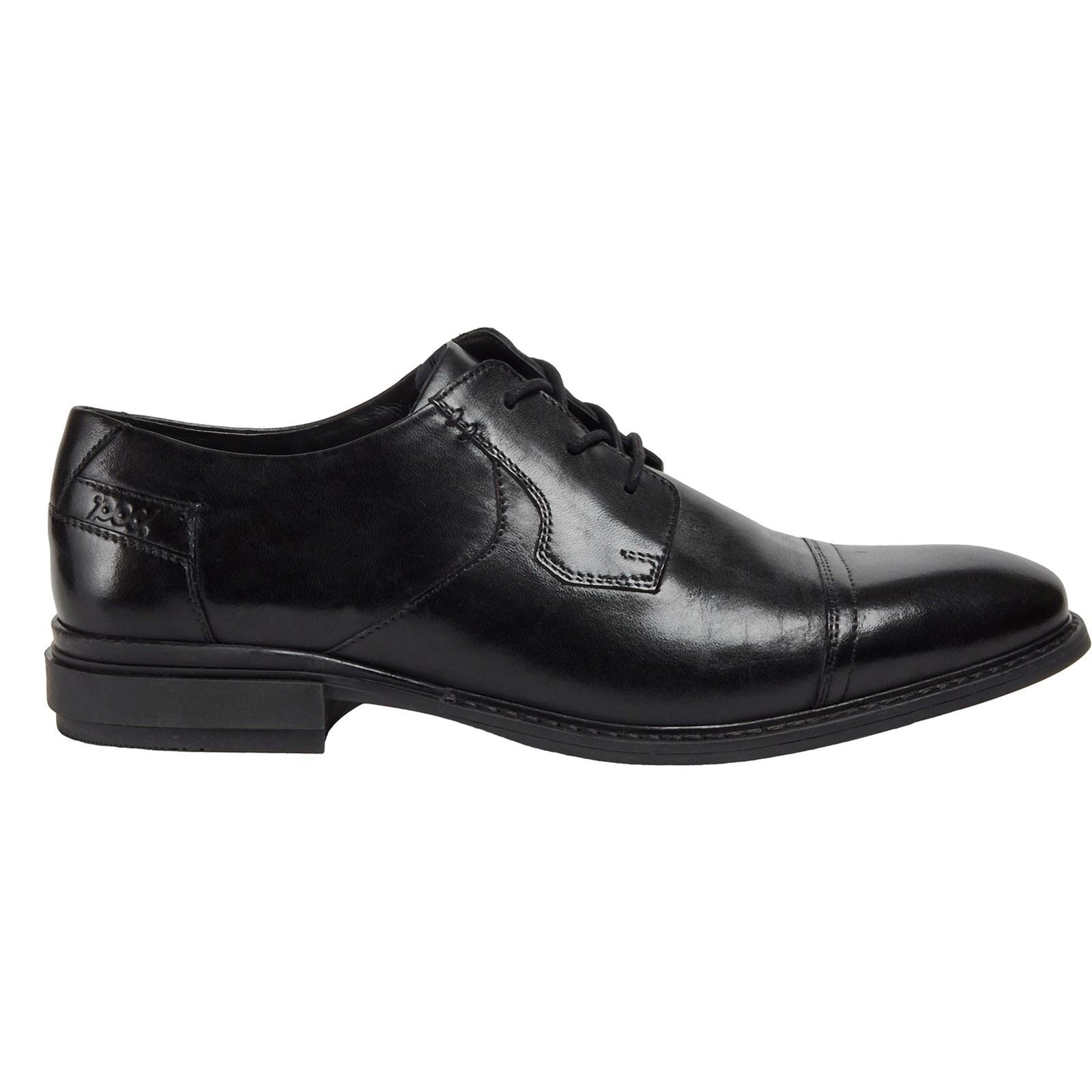 Pod Savage Chaussures Noires À Lacets Pour Hommes En Simili Cuir