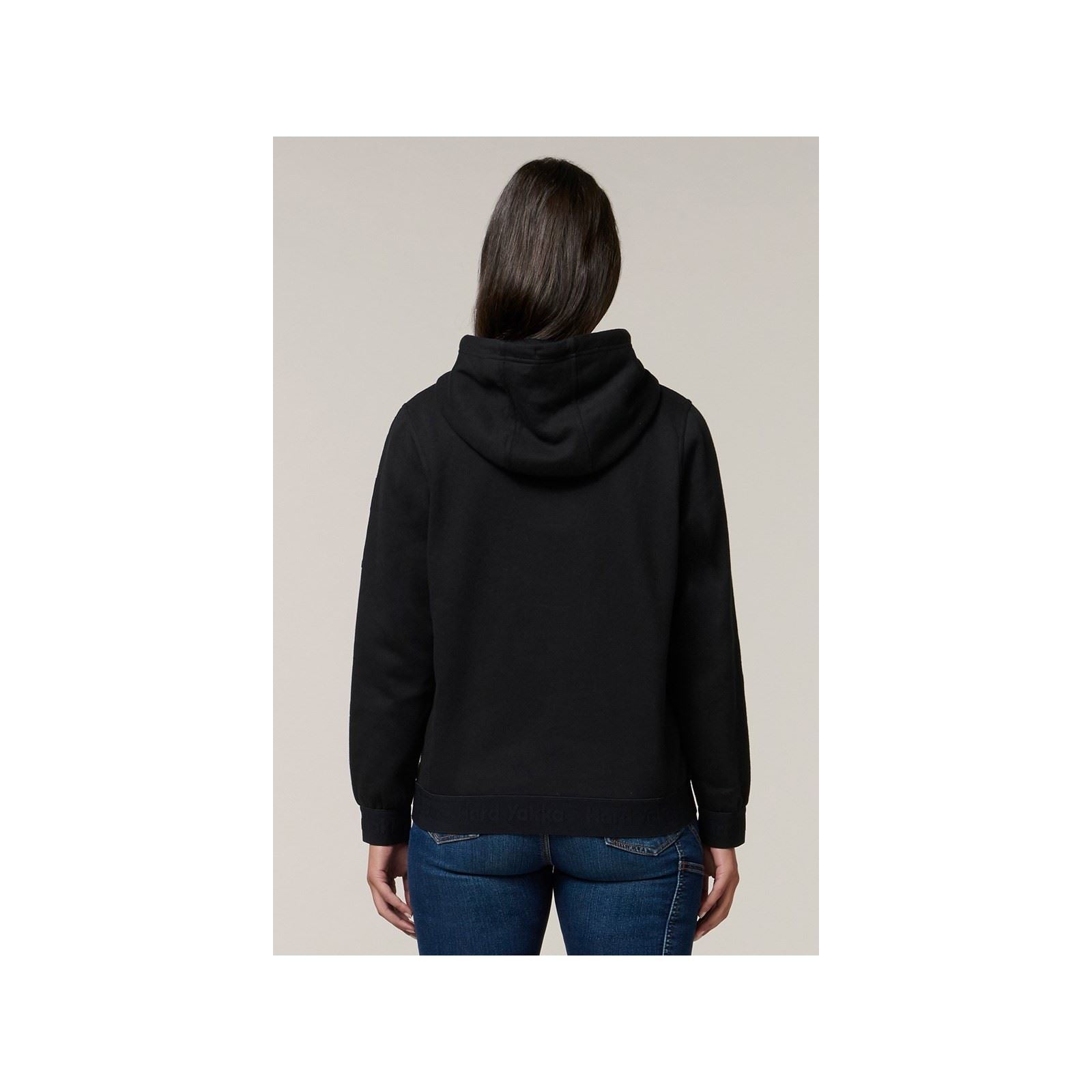 Hard Yakka Gladiator Sweat À Capuche Noir En Coton Pour Femmes
