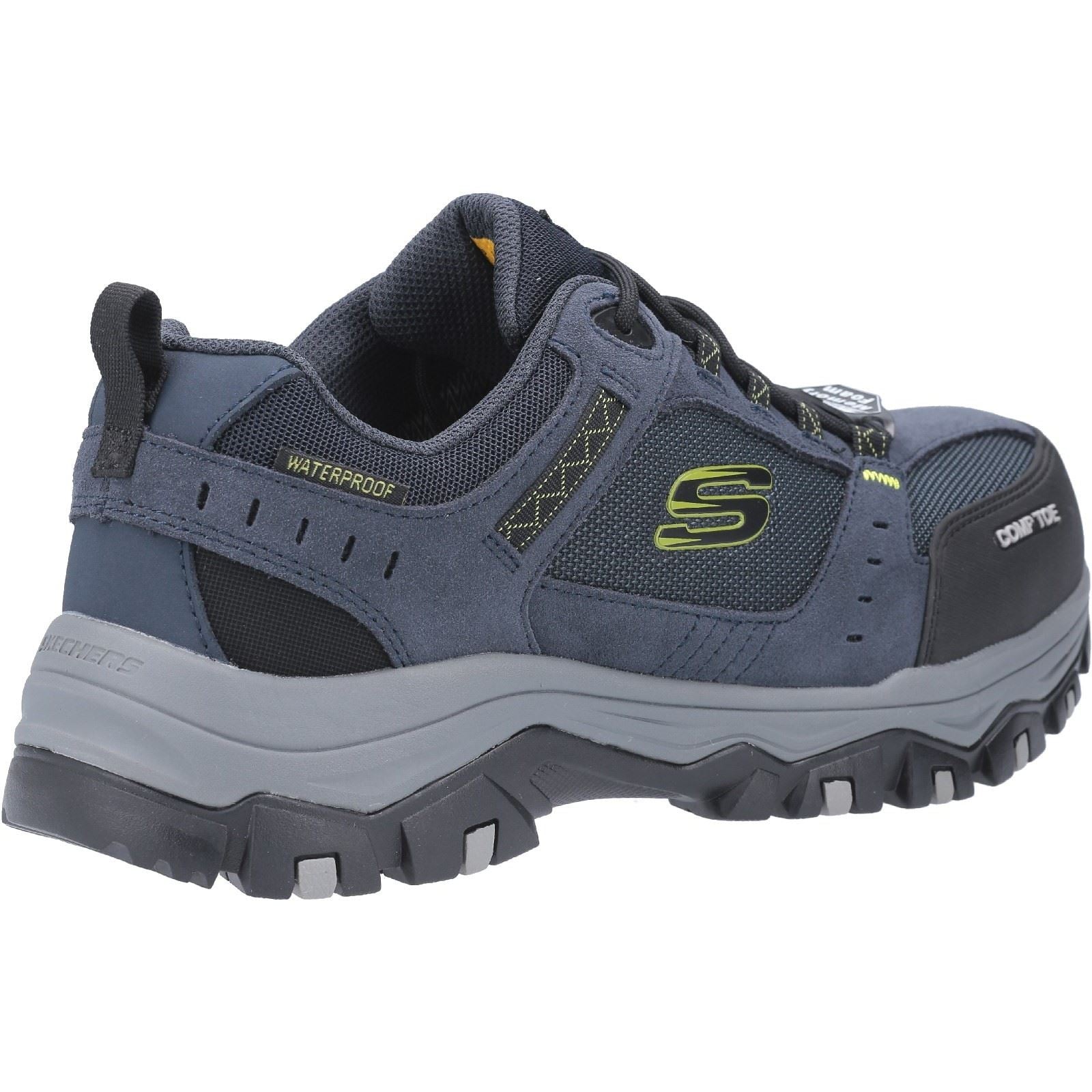 Skechers Workwear Greetah Baskets De Sécurité Hommes Suede Marine/Noir